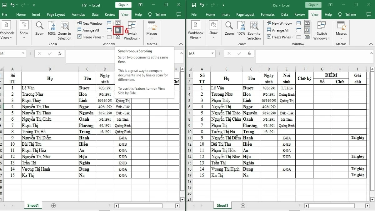 5 cách loại bỏ sự trùng lặp dữ liệu giữa 2 file Excel 5 cách loại bỏ sự trùng lặp dữ liệu giữa 2 file Excel