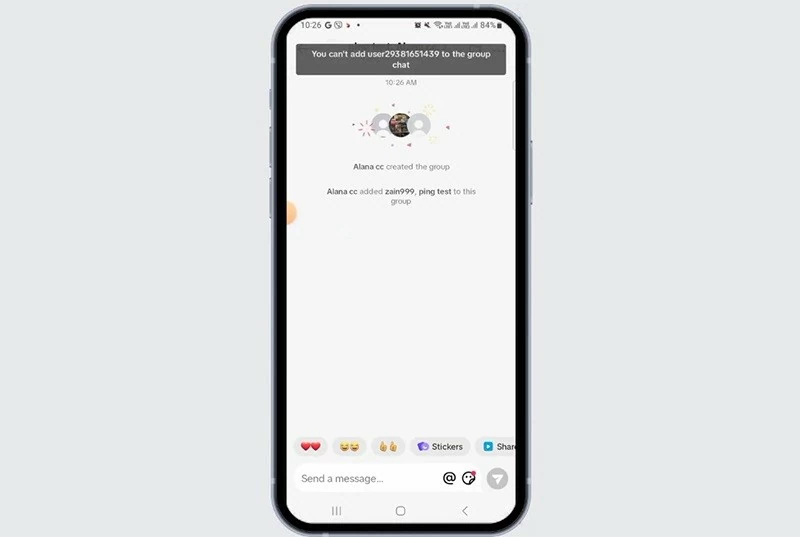 Tính năng trò chuyện nhóm trên TikTok Tính năng trò chuyện nhóm trên TikTok