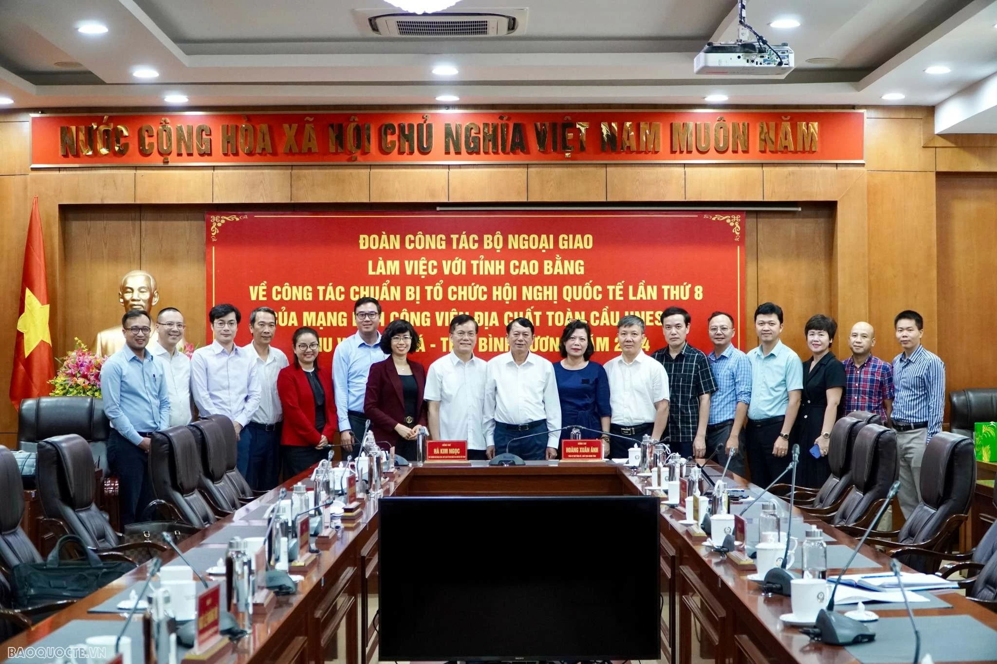 Rà soát công tác chuẩn bị, phối hợp chặt chẽ hướng tới Hội nghị Công viên địa chất toàn cầu vào tháng 9 Rà soát công tác chuẩn bị, phối hợp chặt chẽ hướng tới Hội nghị Công viên địa chất toàn cầu vào tháng 9