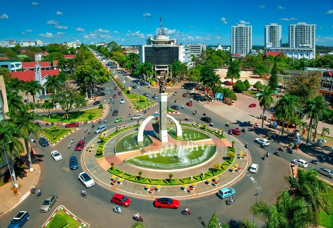 Một góc TP. Buôn Ma Thuật, Đắk Lawsk. (Nguồn: Sở Ngoại vụ tỉnh Đắk Lawsk) Một góc TP. Buôn Ma Thuật, Đắk Lawsk. (Nguồn: Sở Ngoại vụ tỉnh Đắk Lawsk)