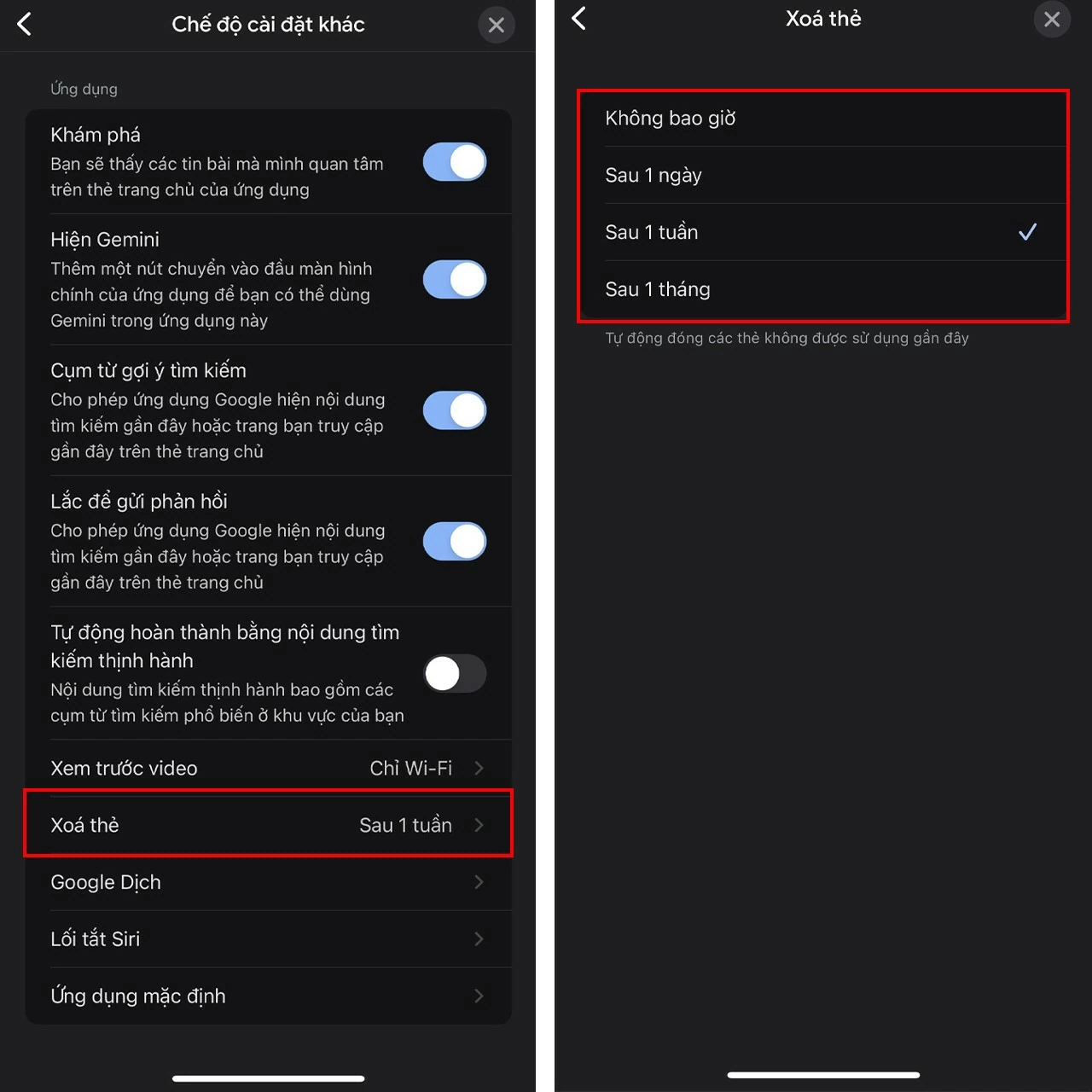 Tự động xóa thẻ trên Google Chrome vô cùng tiện lợi Tự động xóa thẻ trên Google Chrome vô cùng tiện lợi