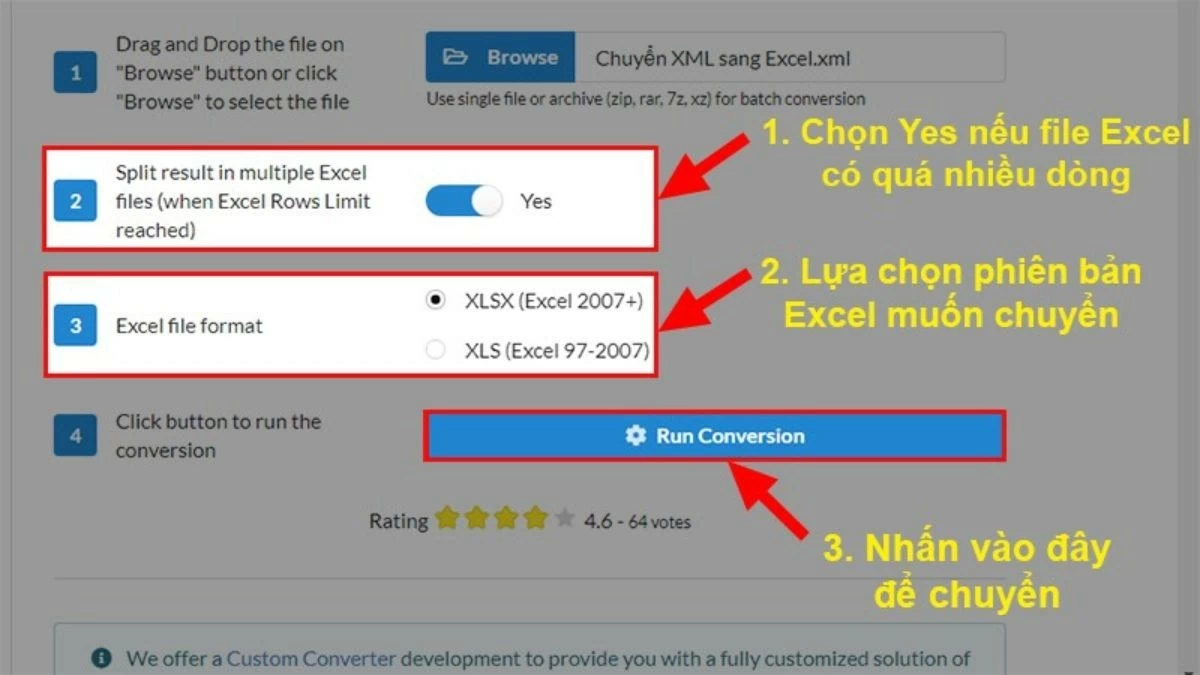 5 cách chuyển file XML sang Excel miễn phí dễ dàng 5 cách chuyển file XML sang Excel miễn phí dễ dàng