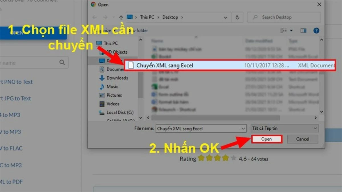 5 cách chuyển file XML sang Excel miễn phí dễ dàng 5 cách chuyển file XML sang Excel miễn phí dễ dàng