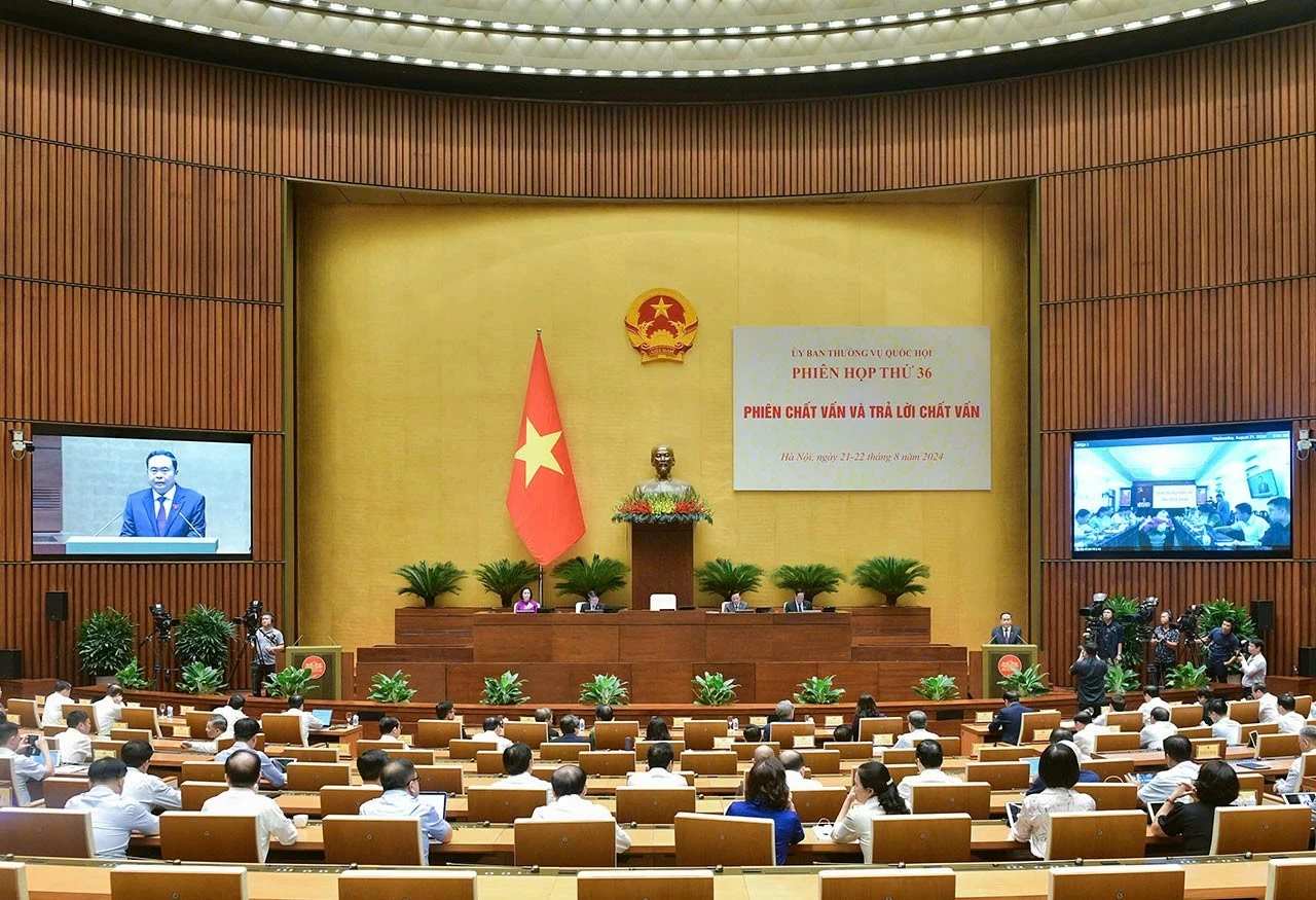 Hôm nay 21/8, Ủy ban Thường vụ Quốc hội tổ chức hoạt động chất vấn và trả lời chất vấn Hôm nay 21/8, Ủy ban Thường vụ Quốc hội tổ chức hoạt động chất vấn và trả lời chất vấn
