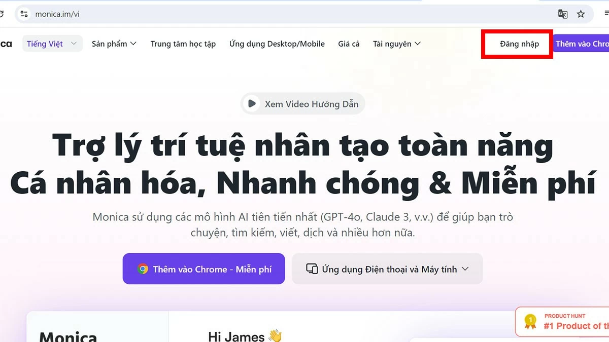 Hướng dẫn sử dụng Monica làm trợ lý trí tuệ AI cực thông minh Hướng dẫn sử dụng Monica làm trợ lý trí tuệ AI cực thông minh