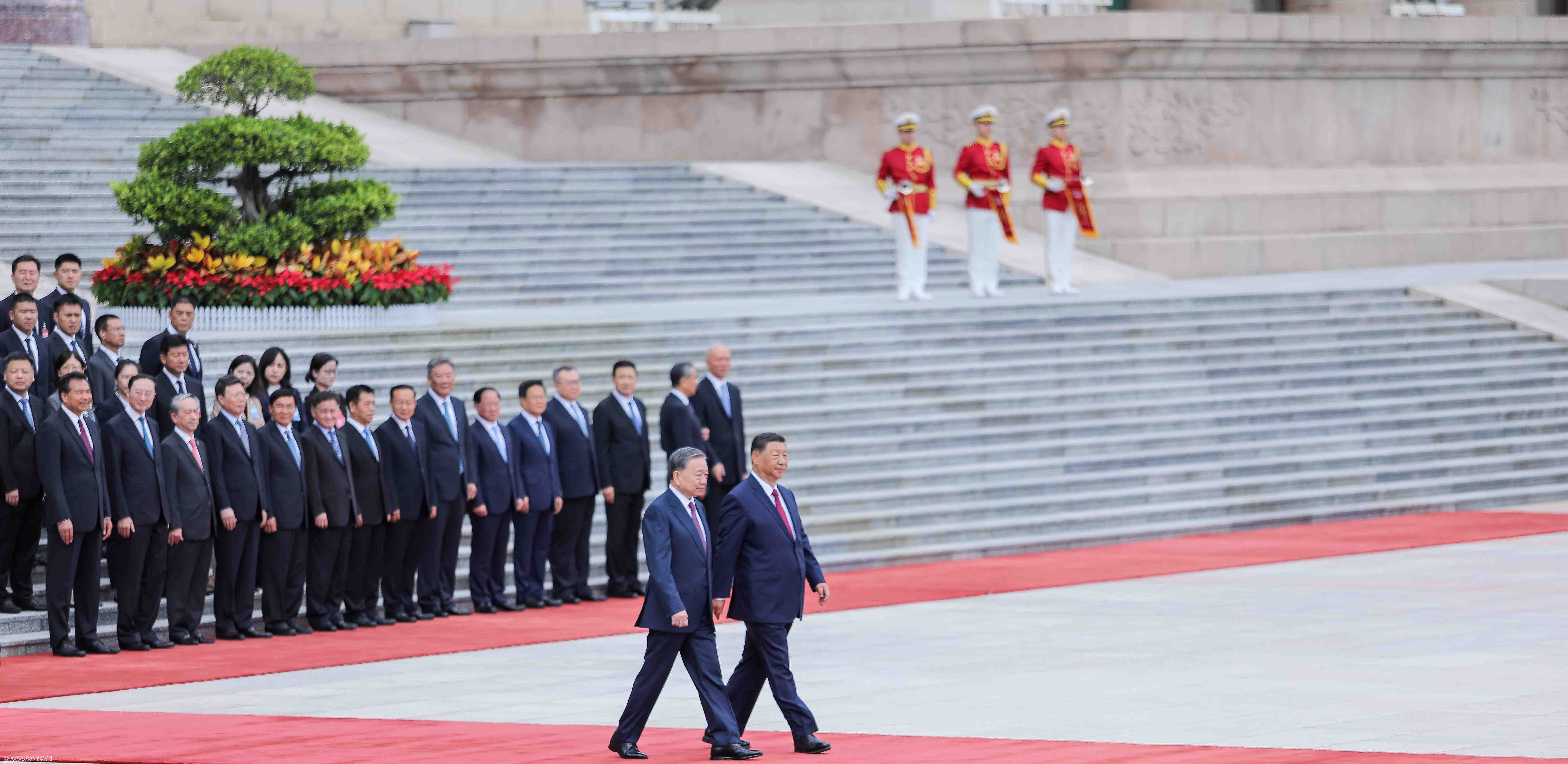 Trung Quốc dành nhiều biệt lễ để đón tiếp Tổng Bí thư, Chủ tịch nước Tô Lâm và Phu nhân