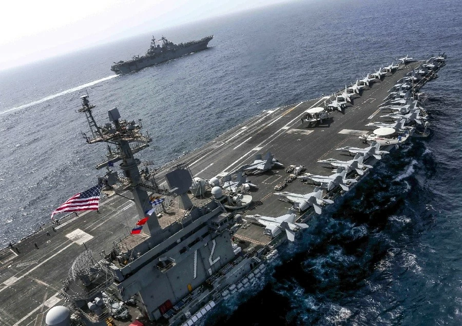 Nhóm tác chiến tàu sân bay Mỹ có mặt tại Trung Đông, Tổng thống Biden nhắc nhở Israel về một nhu cầu cấp thiết Nhóm tác chiến tàu sân bay Mỹ có mặt tại Trung Đông, Tổng thống Biden nhắc nhở Israel về một nhu cầu cấp thiết