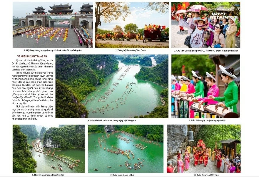 Các tác phẩm dự thi xuất sắc trong Cuộc thi ảnh, video “Việt Nam hạnh phúc - Happy Vietnam 2024”. (Ảnh chụp màn hình) Các tác phẩm dự thi xuất sắc trong Cuộc thi ảnh, video “Việt Nam hạnh phúc - Happy Vietnam 2024”. (Ảnh chụp màn hình)