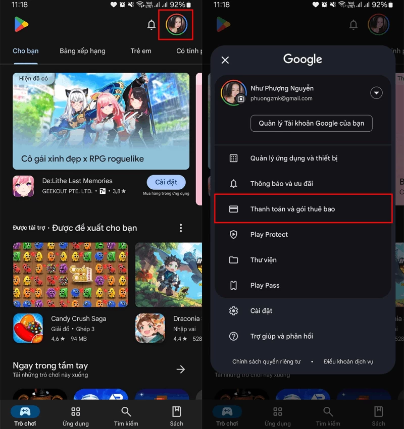 Hủy gói đăng ký trên Google Play giúp bạn quản lý chi tiêu thông minh Hủy gói đăng ký trên Google Play giúp bạn quản lý chi tiêu thông minh