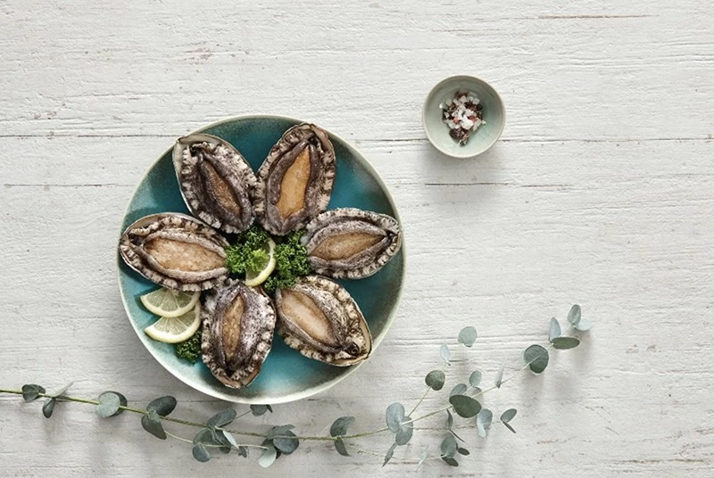 Món ăn bào ngư Hàn Quốc. Món ăn bào ngư Hàn Quốc.