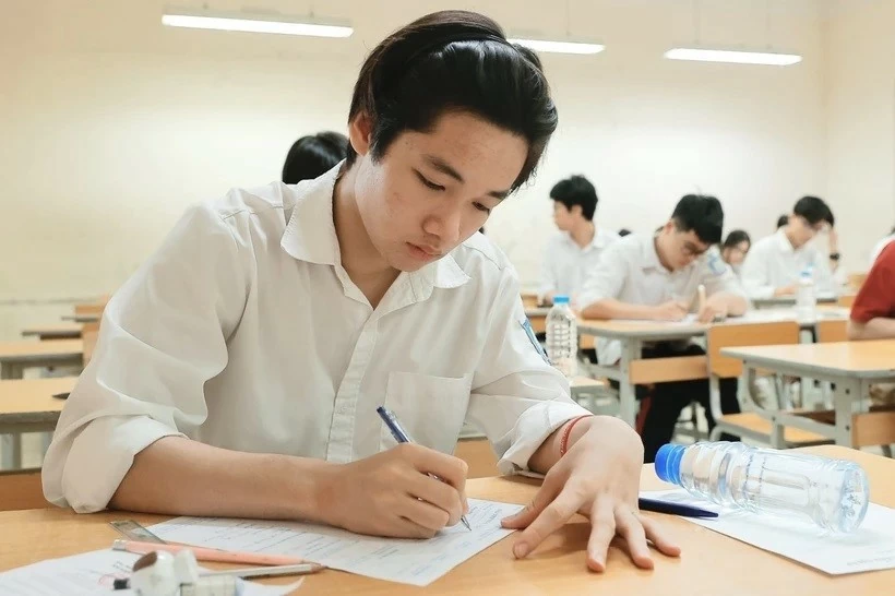 Thí sinh dự thi Tốt nghiệp trung học phổ thông. (Nguồn: TTXVN) Thí sinh dự thi Tốt nghiệp trung học phổ thông. (Nguồn: TTXVN)