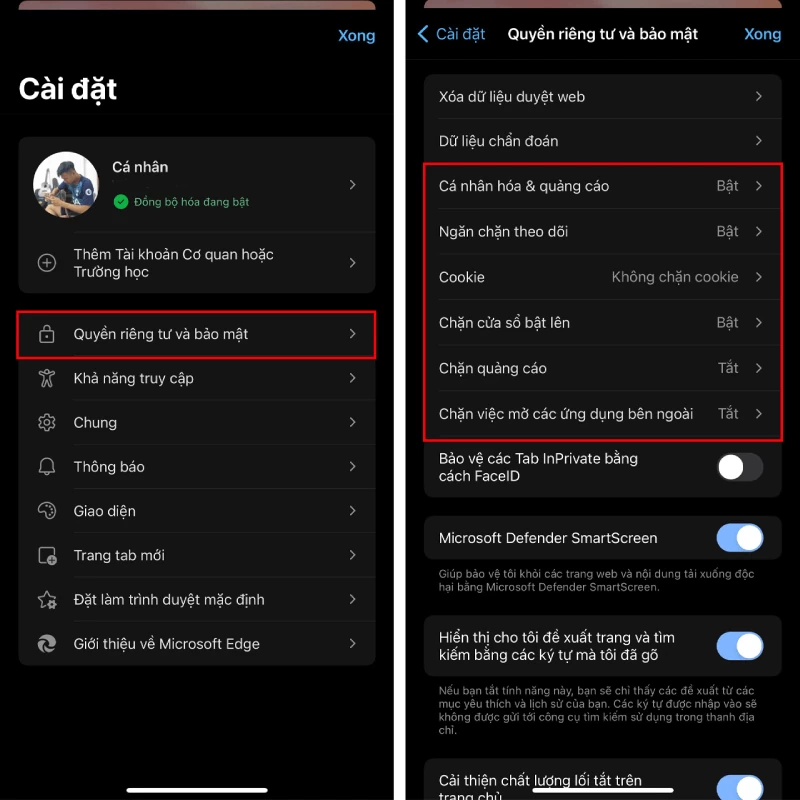 Cá nhân hóa trên Edge giúp bạn duyệt web an toàn hơn Cá nhân hóa trên Edge giúp bạn duyệt web an toàn hơn