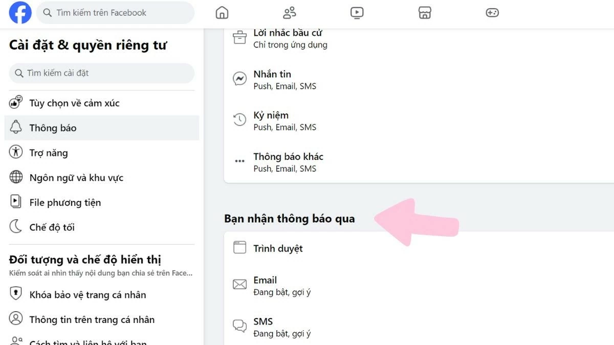 Tắt thông báo Facebook trên máy tính cực nhanh và đơn giản Tắt thông báo Facebook trên máy tính cực nhanh và đơn giản