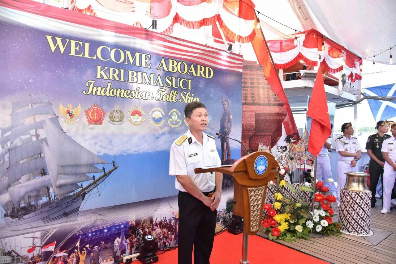 'Cánh buồm văn hóa' mang sứ mệnh lớn lao của Hải quân Indonesia 'Cánh buồm văn hóa' mang sứ mệnh lớn lao của Hải quân Indonesia