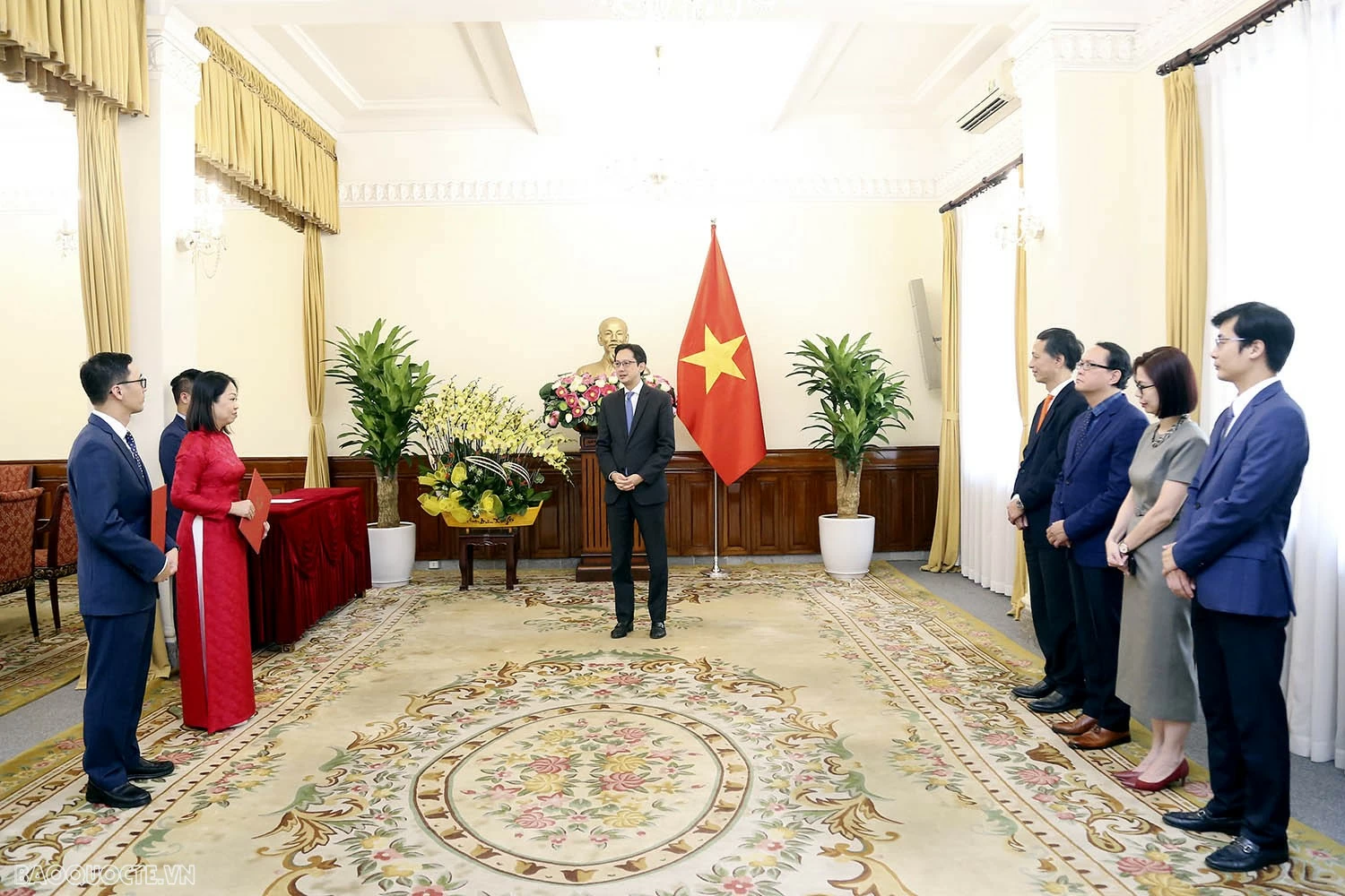 Bộ Ngoại giao trao quyết định bổ nhiệm Phó Vụ trưởng Vụ Đông Nam Á – Nam Á – Nam Thái Bình Dương Trao quyết định bổ nhiệm Phó Vụ trưởng Vụ Đông Nam Á – Nam Á – Nam Thái Bình Dương