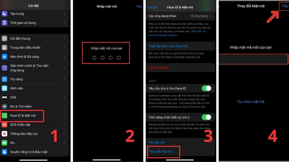 Cài mật khẩu iPhone màn hình khóa nhanh chóng Cài mật khẩu iPhone màn hình khóa nhanh chóng