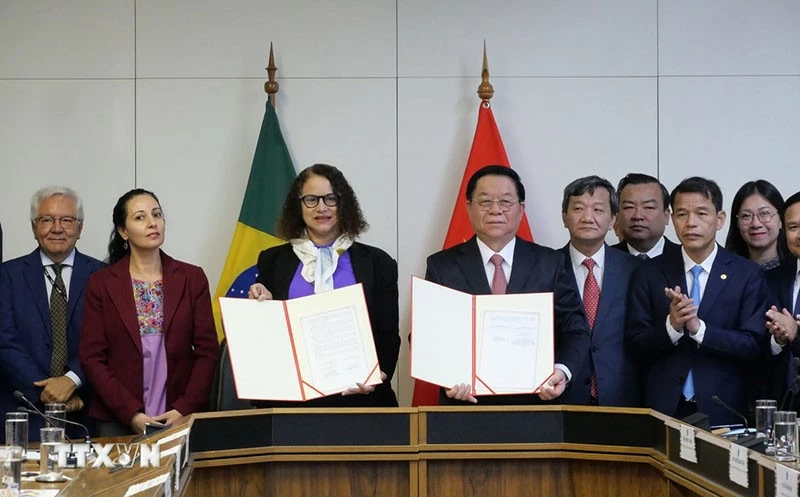 Thúc đẩy quan hệ Việt Nam-Brazil phát triển lên tầm cao mới Thúc đẩy quan hệ Việt Nam Brazil phát triển lên tầm cao mới