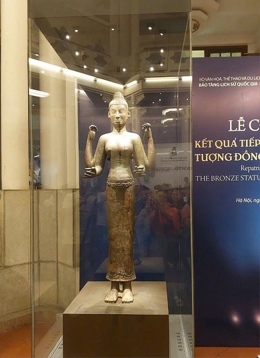 Hành trình hồi hương tượng đồng Nữ thần Durga Hành trình hồi hương tượng đồng Nữ thần Durga