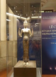 Hành trình hồi hương tượng đồng Nữ thần Durga