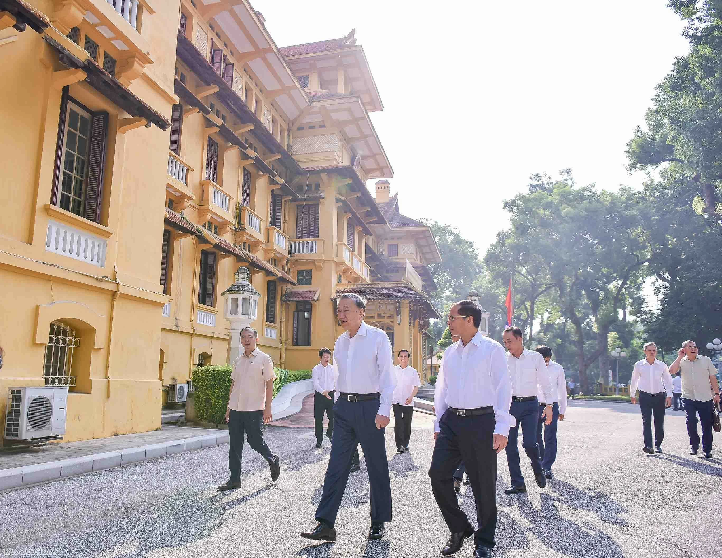 Tổng Bí thư, Chủ tịch nước Tô Lâm làm việc với Ban cán sự đảng Bộ Ngoại giao Tổng Bí thư, Chủ tịch nước Tô Lâm làm việc với Ban cán sự đảng Bộ Ngoại giao