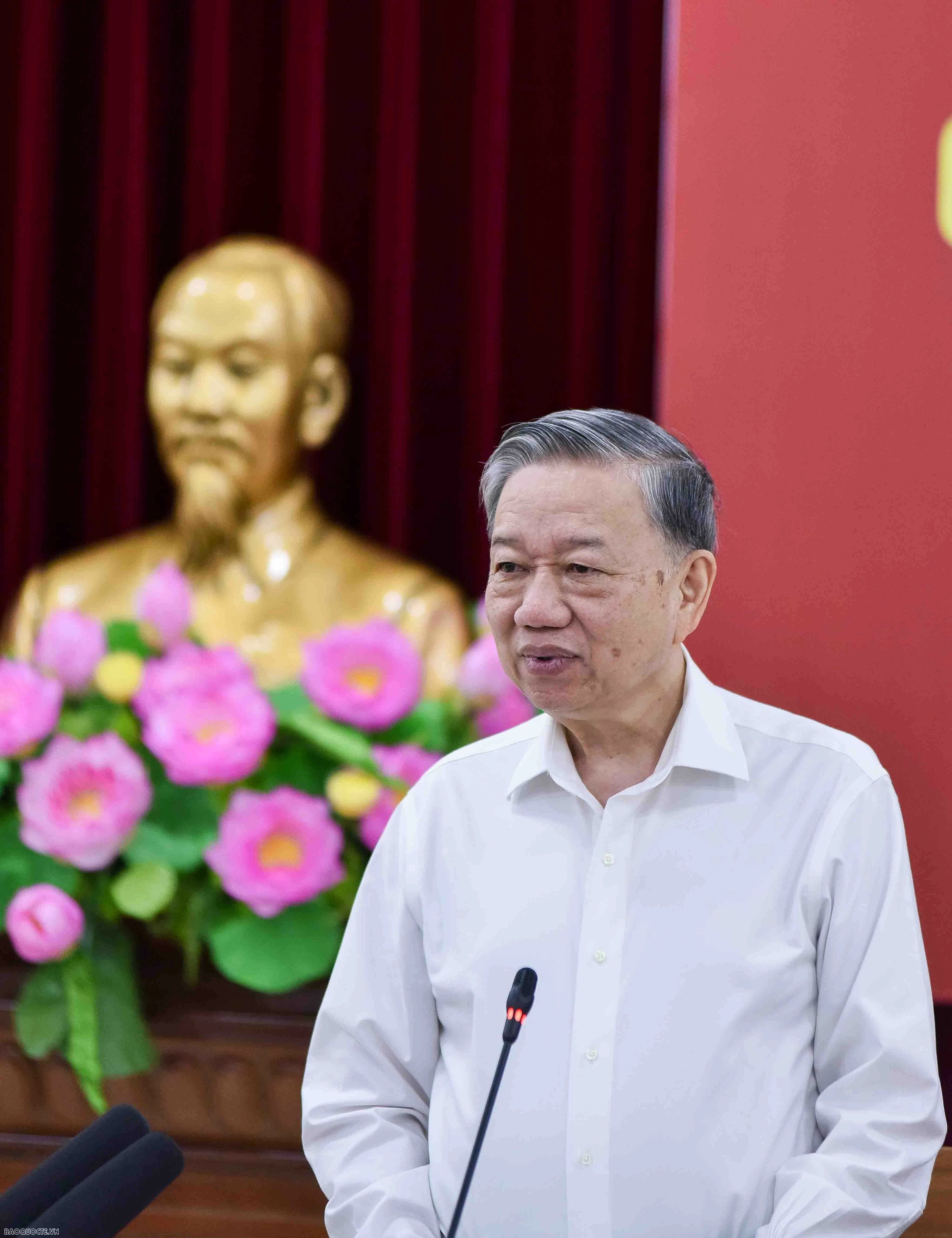 Tổng Bí thư, Chủ tịch nước Tô Lâm làm việc với Ban cán sự đảng Bộ Ngoại giao Tổng Bí thư, Chủ tịch nước Tô Lâm làm việc với Ban cán sự đảng Bộ Ngoại giao