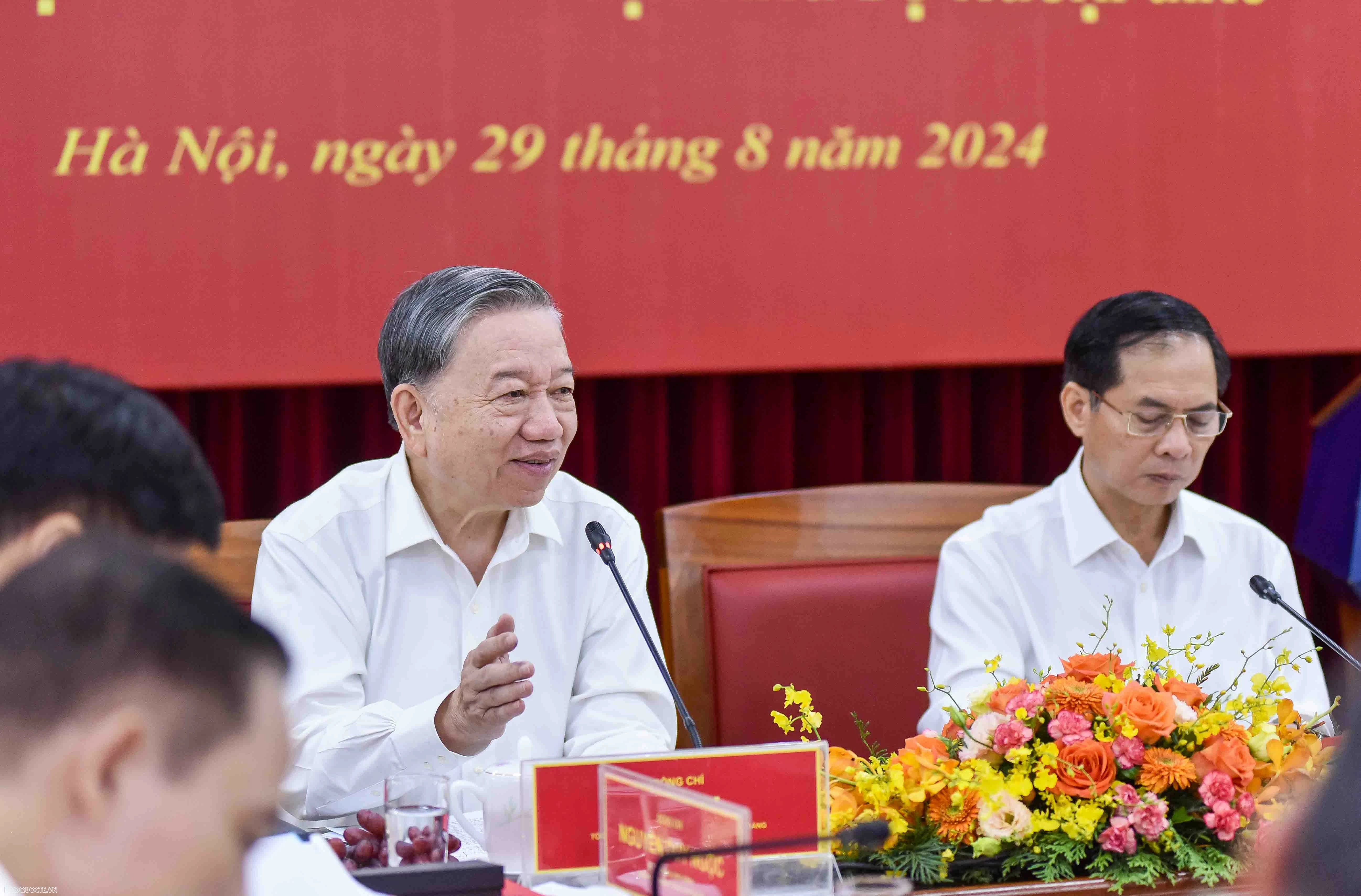 Tổng Bí thư, Chủ tịch nước: Ngoại giao Việt Nam phải vươn lên những tầm cao mới trong kỷ nguyên mới Tổng Bí thư, Chủ tịch nước: Ngoại giao Việt Nam phải vươn lên những tầm cao mới trong kỷ nguyên mới