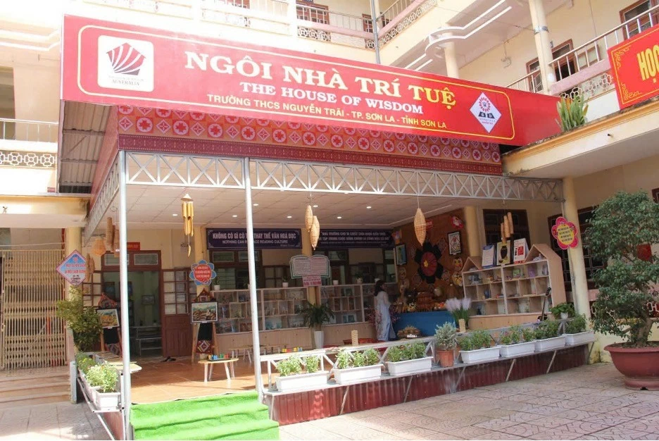 Ngôi nhà Trí tuệ được khai trương tại trường THCS Nguyễn Trãi, T.P Sơn La. (Ảnh: TSNA) Ngôi nhà Trí tuệ được khai trương tại trường THCS Nguyễn Trãi, T.P Sơn La. (Ảnh: TSNA)