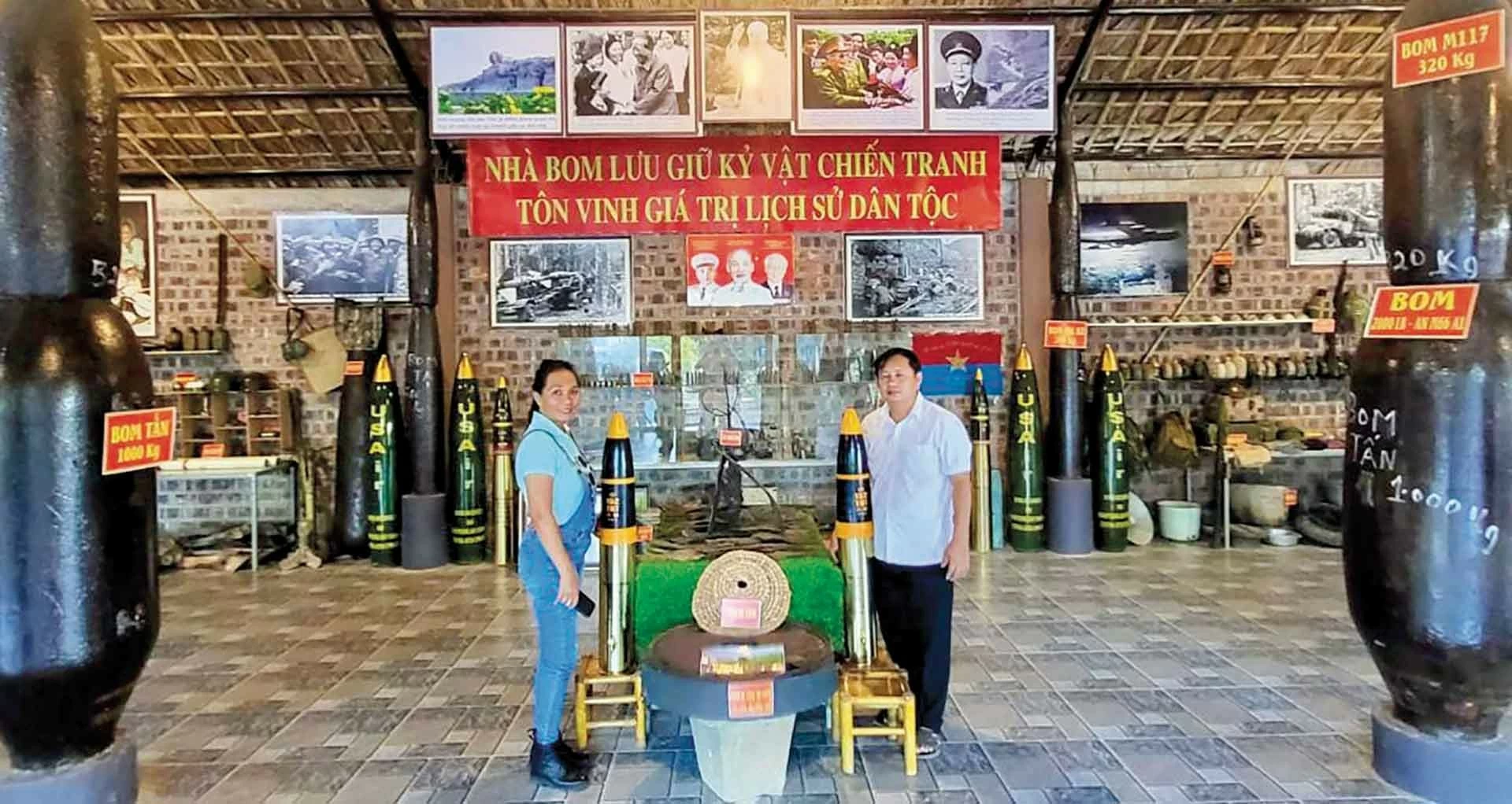 Nhà bom Quảng Trị: Độc lạ và nhân văn Nhà bom Quảng Trị: Độc lạ và nhân văn