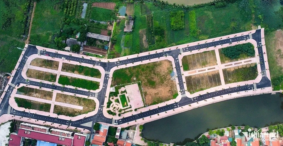 Bất động sản: Khu đất đấu giá tại huyện Hoài Đức (Hà Nội). Ảnh Hồng Khanh/Vietnamnet Bất động sản: Khu đất đấu giá tại huyện Hoài Đức (Hà Nội). Ảnh Hồng Khanh/Vietnamnet
