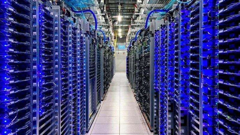 Một trung tâm dữ liệu của Google Một trung tâm dữ liệu của Google