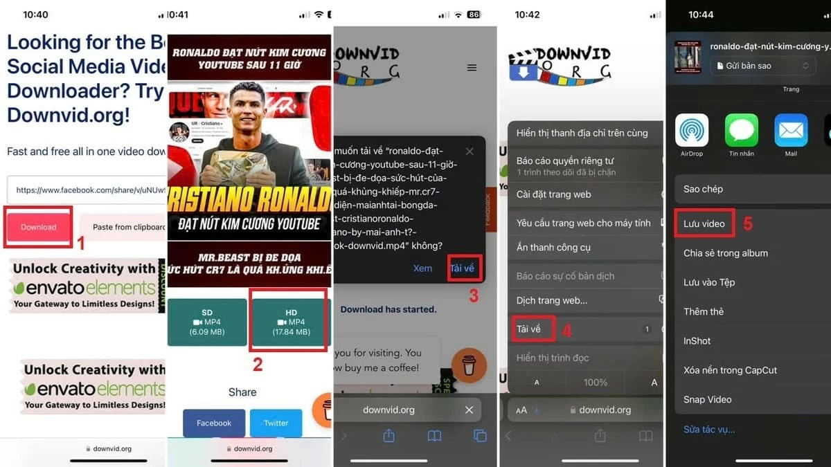 Cách tải video trên iPhone cực nhanh và đơn giản mà ai cũng nên biết Cách tải video trên iPhone cực nhanh và đơn giản mà ai cũng nên biết