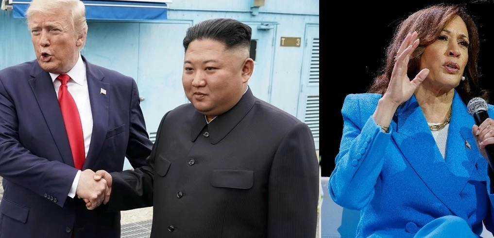 Quan điểm về Triều Tiên: Ông Trump muốn hòa hợp, bà Harris lại chẳng tính sẽ 'làm thân' với Chủ tịch Kim Jong-un Quan điểm về Triều Tiên: Ông Trump muốn hòa hợp, bà Harris lại chẳng tính sẽ 'làm thân' với Chủ tịch Kim Jong-un