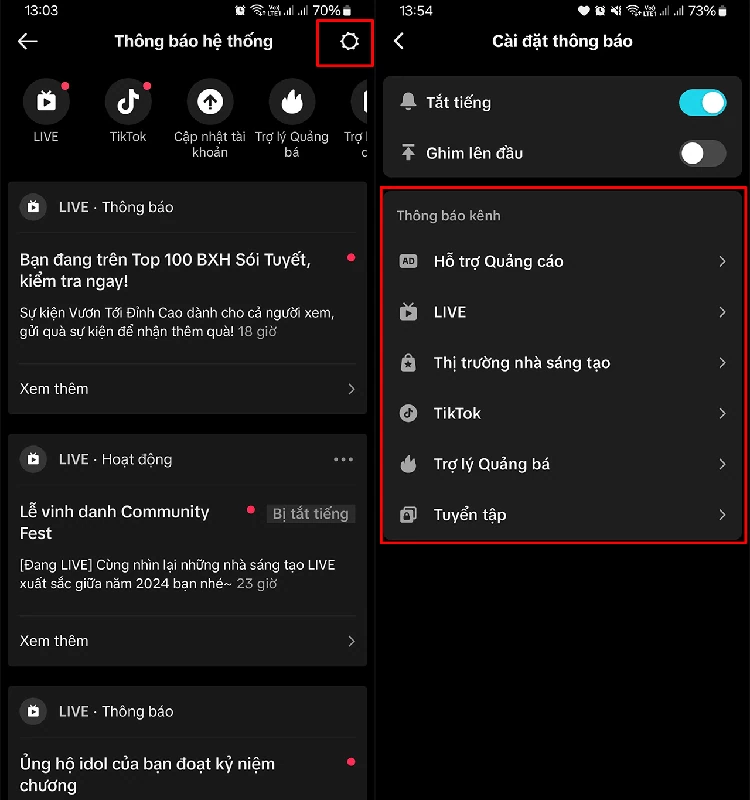 Tắt thông báo hệ thống TikTok giúp bạn không bị làm phiền Tắt thông báo hệ thống TikTok giúp bạn không bị làm phiền