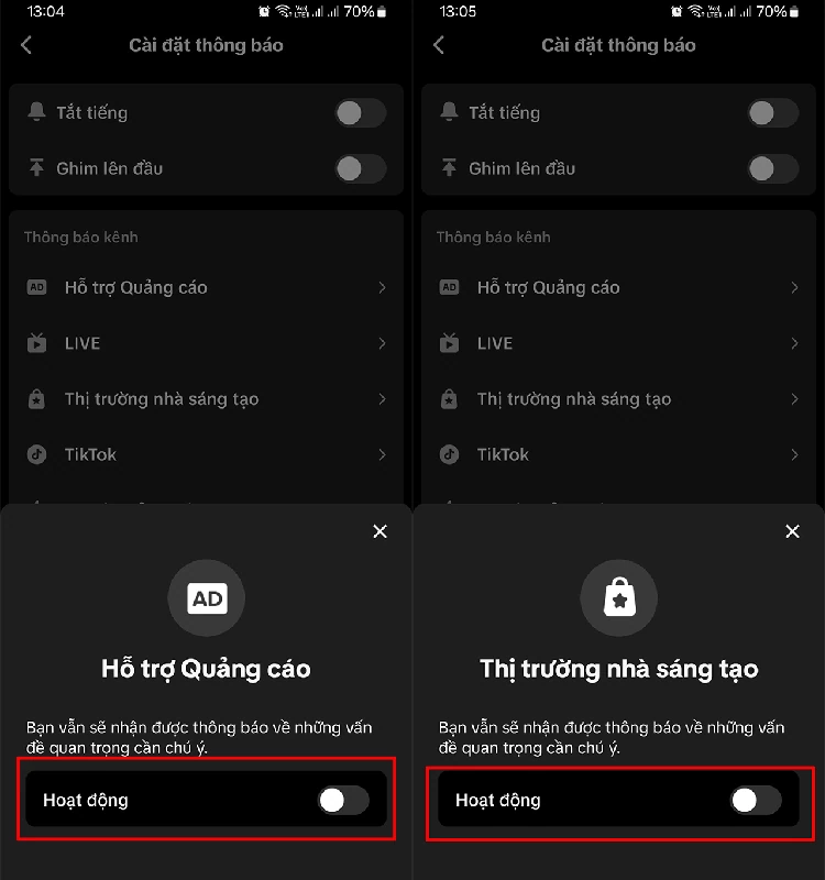 Tắt thông báo hệ thống TikTok giúp bạn không bị làm phiền Tắt thông báo hệ thống TikTok giúp bạn không bị làm phiền