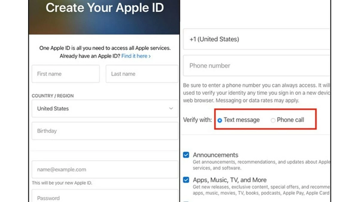 Hướng dẫn tạo iCloud (Apple ID) cho iPhone miễn phí và nhanh chóng Hướng dẫn tạo iCloud (Apple ID) cho iPhone miễn phí và nhanh chóng