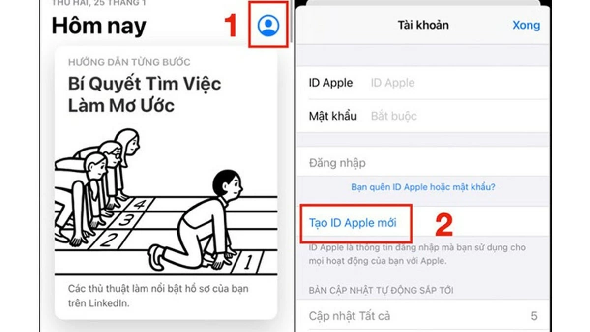 Hướng dẫn tạo iCloud (Apple ID) cho iPhone miễn phí và nhanh chóng Hướng dẫn tạo iCloud (Apple ID) cho iPhone miễn phí và nhanh chóng