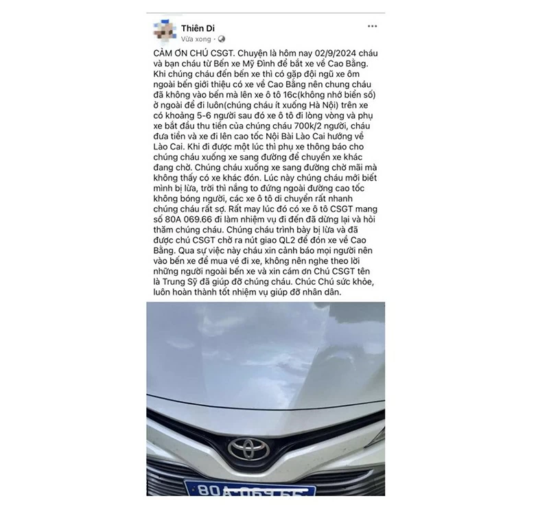 CSGT 'giải cứu' 2 bạn trẻ trên cao tốc CSGT 'giải cứu' 2 bạn trẻ trên cao tốc