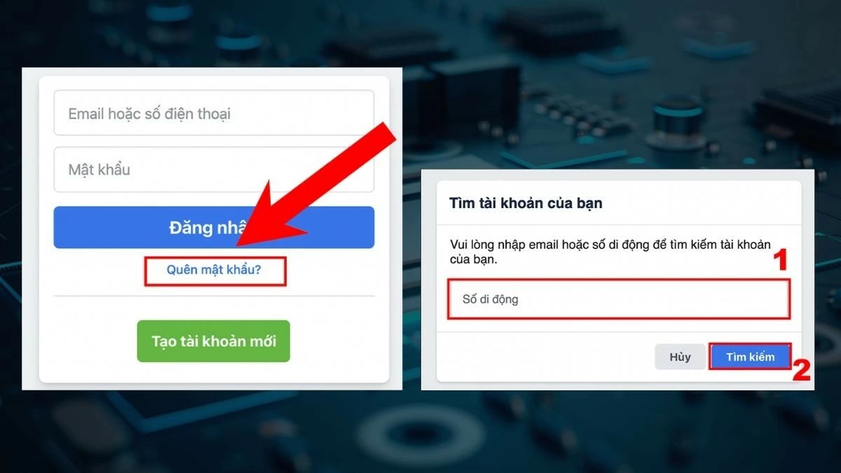 Lấy lại mật khẩu Facebook bằng số điện thoại, gmail khi quên dễ dàng Lấy lại mật khẩu Facebook bằng số điện thoại, gmail khi quên dễ dàng