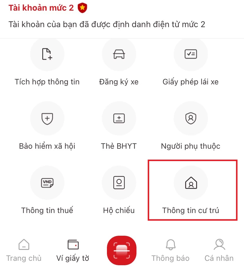 Hướng dẫn cách xem địa chỉ tạm trú và hộ khẩu điện tử trên VNeID Hướng dẫn xem thông tin cư trú và hộ khẩu điện tử trên VNeID