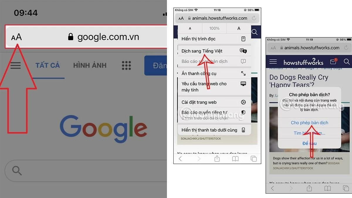 Xem ngay cách dịch tiếng Anh sang tiếng Việt trên điện thoại dễ dàng Xem ngay cách dịch tiếng Anh sang tiếng Việt trên điện thoại dễ dàng