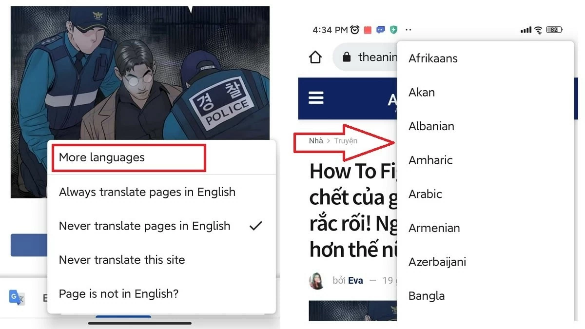 Xem ngay cách dịch tiếng Anh sang tiếng Việt trên điện thoại dễ dàng Xem ngay cách dịch tiếng Anh sang tiếng Việt trên điện thoại dễ dàng