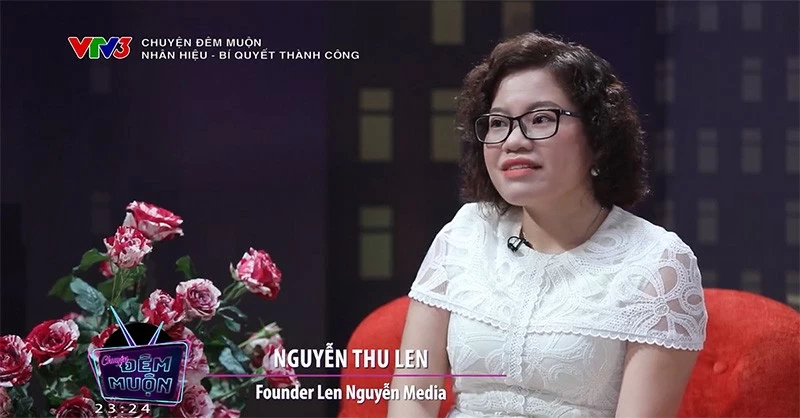 Chuyên gia thương hiệu Nguyễn Thu Len được đài Truyền hình Việt Nam VTV3 mời chia sẻ về chủ đề xây dựng thương hiệu. Chuyên gia thương hiệu Nguyễn Thu Len được đài Truyền hình Việt Nam VTV3 mời chia sẻ về chủ đề xây dựng thương hiệu.