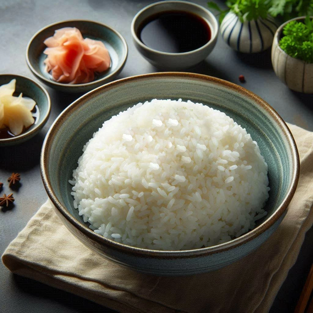 Cơm trắng bóc trông ngon mắt nhưng lại mất quá nhiều dưỡng chất. Ảnh minh họa: AI Cơm trắng bóc trông ngon mắt nhưng lại mất quá nhiều dưỡng chất. Ảnh minh họa: AI