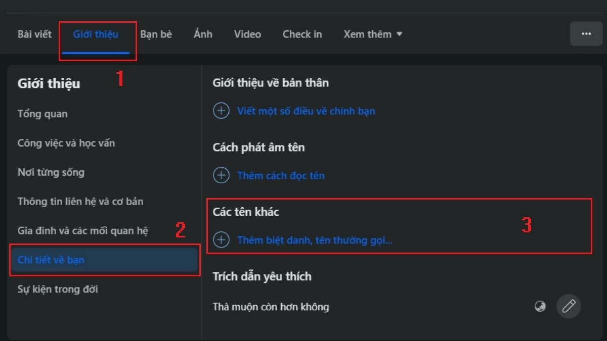 Đặt biệt danh trên Facebook bằng máy tính và điện thoại thú vị Đặt biệt danh trên Facebook bằng máy tính và điện thoại thú vị