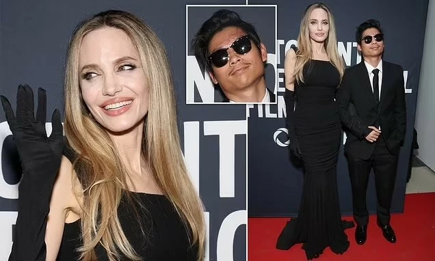 Pax Thiên lịch lãm cùng mẹ Angelina Jolie dự Liên hoan phim Toronto Pax Thiên lịch lãm cùng mẹ Angelina Jolie dự Liên hoan phim Toronto