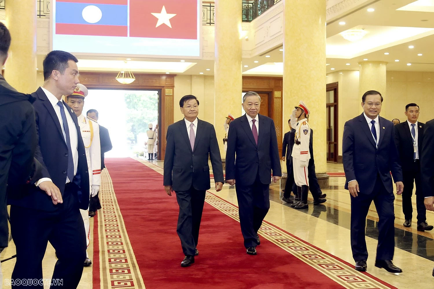 Tổng Bí thư, Chủ tịch nước Tô Lâm đã hội đàm với Tổng Bí thư, Chủ tịch nước Lào Thongloun Sisoulith Tổng Bí thư, Chủ tịch nước Tô Lâm hội đàm với Tổng Bí thư, Chủ tịch nước Lào Thongloun Sisoulith