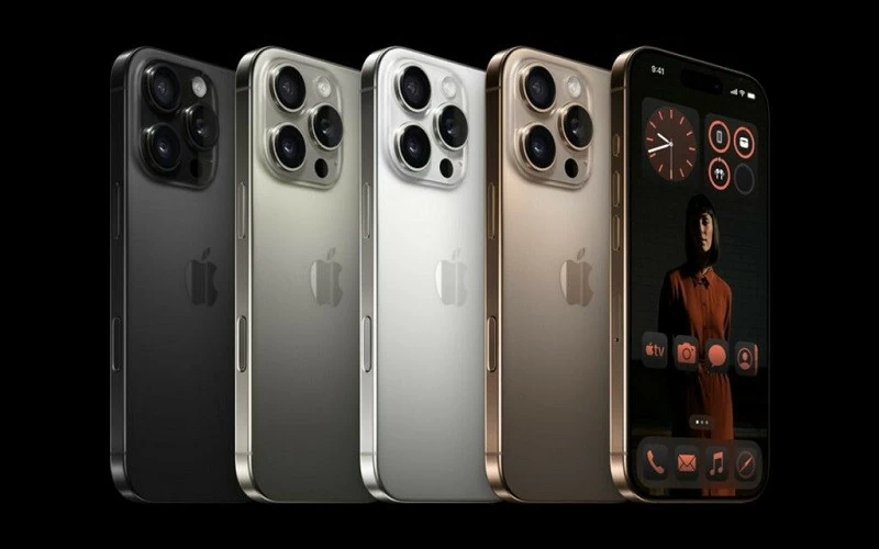 Bốn phiên bản màu của iPhone 16 Pro/Pro Max Bốn phiên bản màu của iPhone 16 Pro/Pro Max
