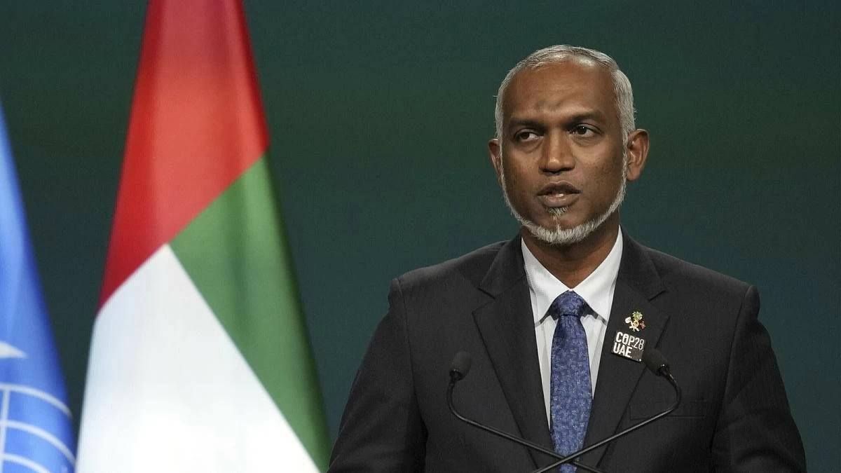 Tổng thống Maldives Mohamed Muizzu. (Nguồn: AP) Tổng thống Maldives Mohamed Muizzu. (Nguồn: AP)