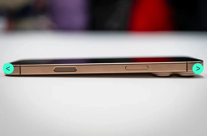 Màu vàng đồng Cận cảnh bộ đôi iPhone 16 Pro và iPhone 16 Pro Max