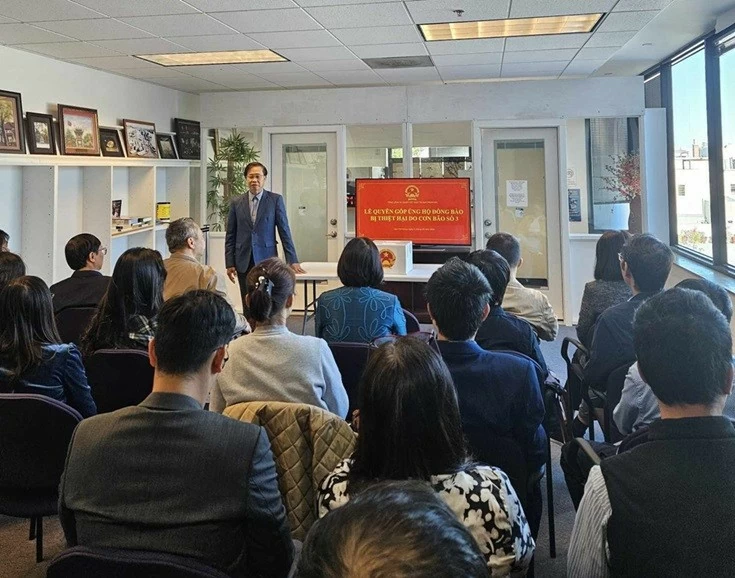 Tổng Lãnh sự quán Việt Nam tại San Francisco tổ chức lễ quyên góp ủng hộ đồng bào khắc phục hậu quả bão Yagi và lũ lụt tại miền Bắc Việt Nam Tổng Lãnh sự quán Việt Nam tại San Francisco tổ chức lễ quyên góp ủng hộ đồng bào khắc phục hậu quả bão Yagi và lũ lụt tại miền Bắc Việt Nam